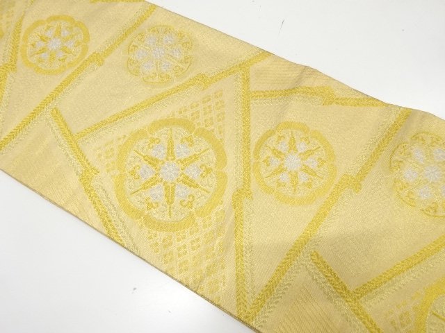 SALE!! JAPANESE FUKURO OBI / SAGANISHIKI / WOVEN FLOWER CREST
