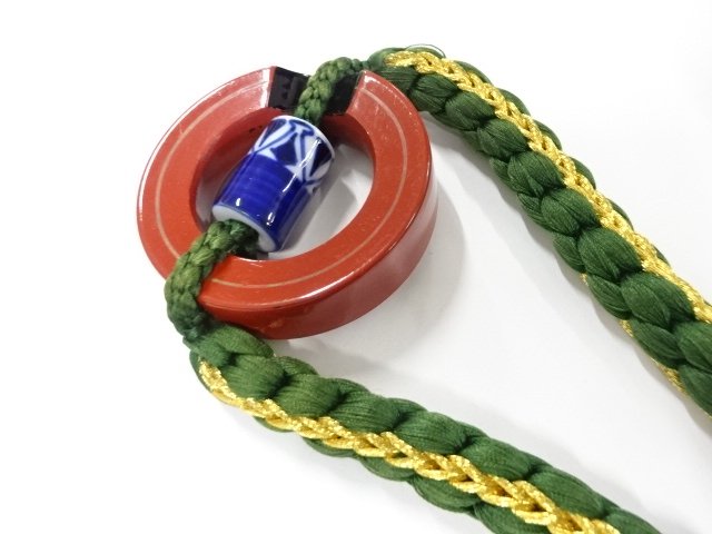 SALE!! JAPANESE KIMONO / HAND-TIED OBIJIME CORD FOR FURISODE