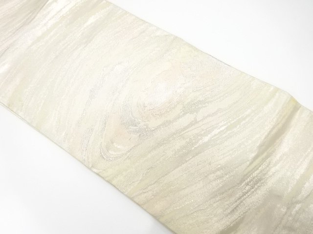 SALE!! JAPANESE KIMONO / ANTIQUE FUKURO OBI / SILK / WOVEN RAGING WAVES
