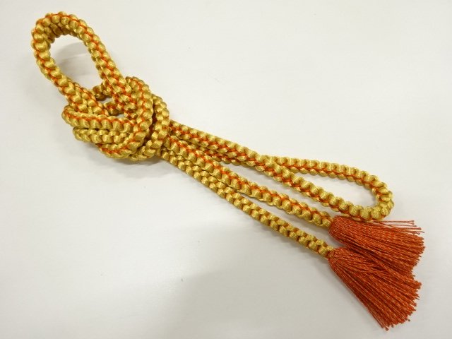 SALE!! JAPANESE KIMONO / HAND-TIED OBIJIME