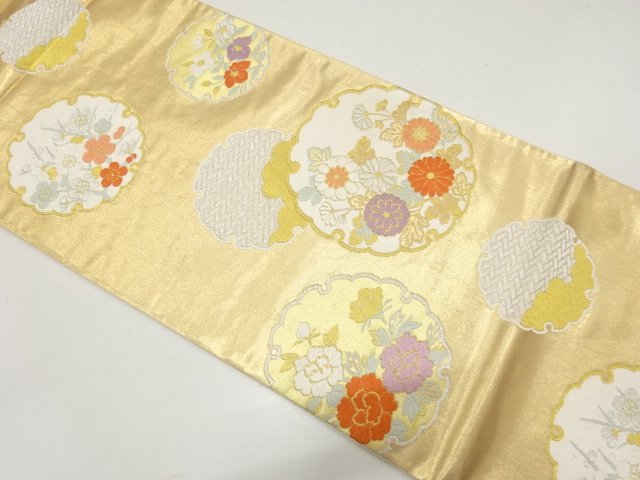 SALE!! JAPANESE FUKURO OBI / WOVEN BRANCH UME