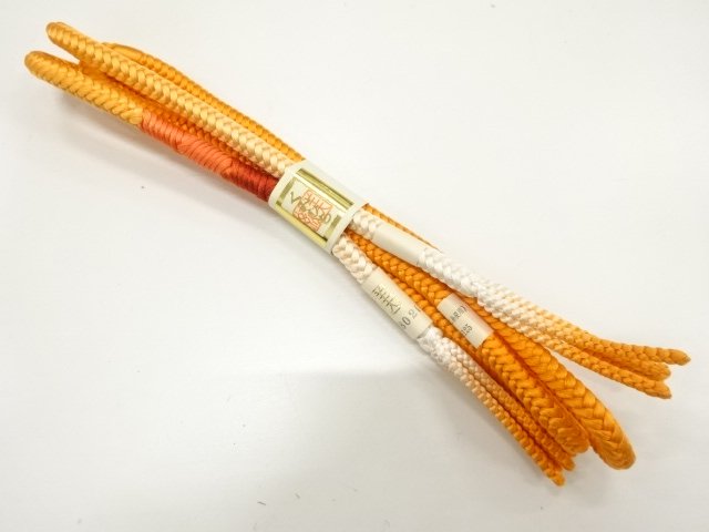 SALE!! JAPANESE KIMONO / UNUSED HAND-TIED OBIJIME CORD / SILK
