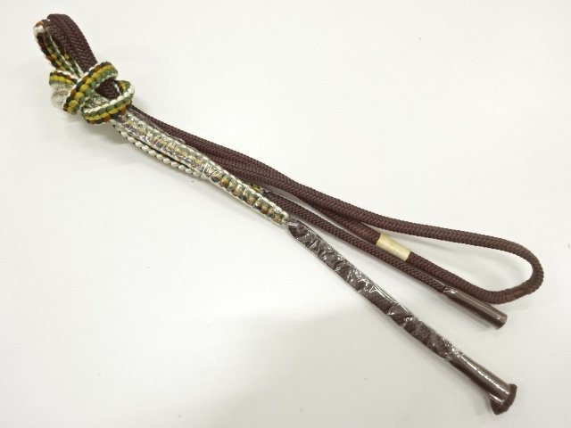 SALE!! JAPANESE KIMONO / HANDTIED OBIJIME CORD