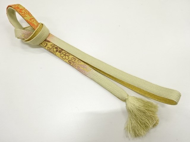 SALE!! JAPANESE KIMONO / HANDTIED OBIJIME CORD