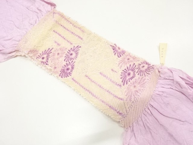 SALE!! JAPANESE KIMONO / OBIAGE / SILK / SHIBORI