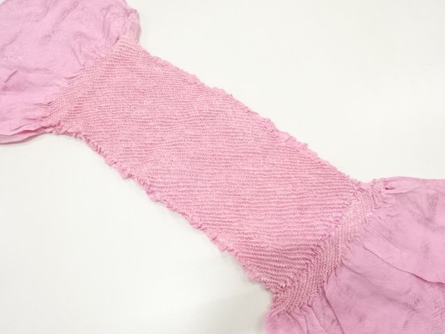 SALE!! JAPANESE KIMONO / OBIAGE / SILK / SHIBORI