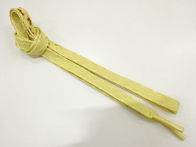 SALE!! JAPANESE KIMONO / UNUSED HAND-TIED OBIJIME
