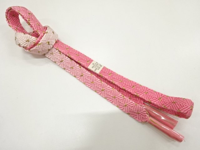 SALE!! JAPANESE KIMONO / UNUSED HAND-TIED OBIJIME