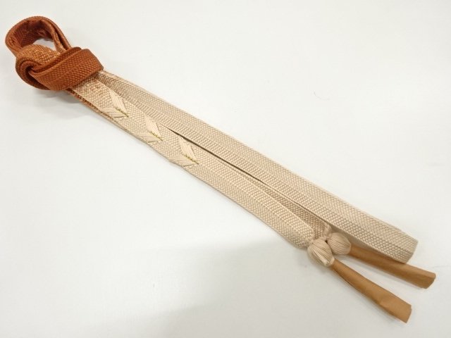 SALE!! JAPANESE KIMONO / UNUSED HAND-TIED OBIJIME