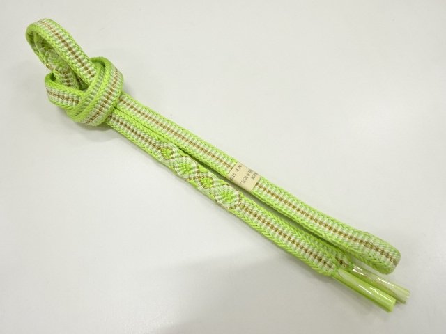 SALE!! JAPANESE KIMONO / UNUSED HAND-TIED OBIJIME