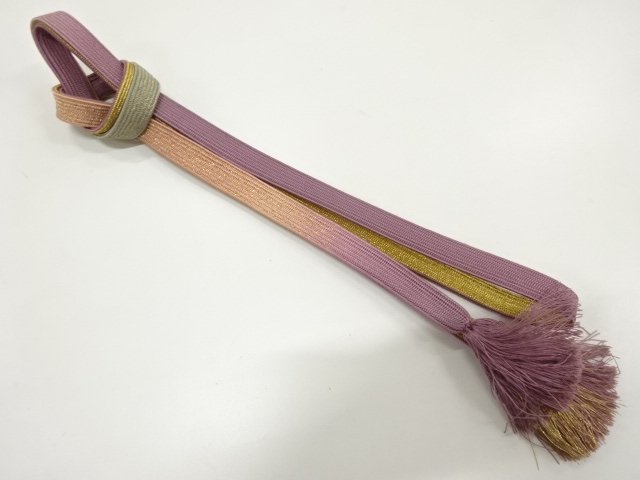 SALE!! JAPANESE KIMONO / HANDTIED OBIJIME CORD
