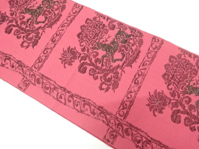 SALE!! JAPANESE NAGOYA OBI / WOVEN FLOWER