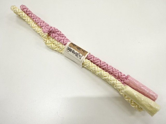 SALE!! JAPANESE KIMONO / UNUSED HAND-TIED OBIJIME