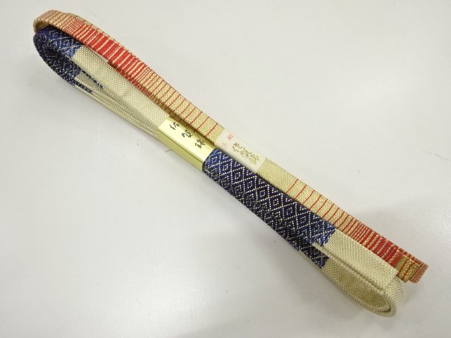 SALE!! JAPANESE KIMONO / UNUSED OBIJIME / SAGANISHIKI 2-PIECE SET