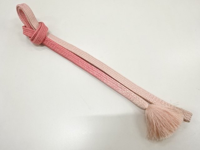 SALE!! JAPANESE KIMONO / HAND-TIED OBIJIME