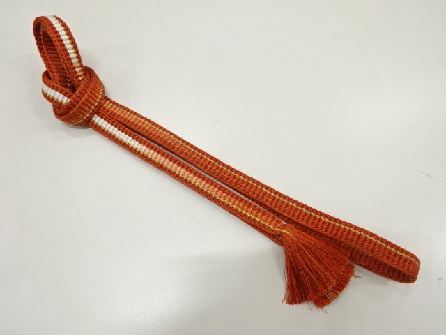 SALE!! JAPANESE KIMONO / HAND-TIED OBIJIME