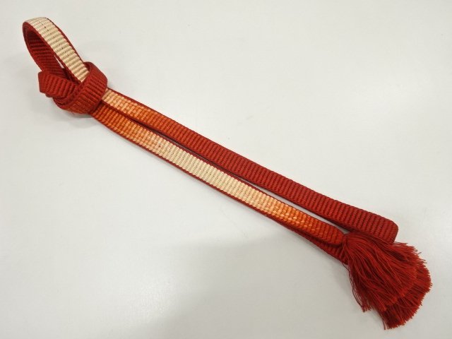 SALE!! JAPANESE KIMONO / HAND-TIED OBIJIME