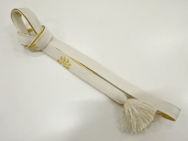 SALE!! JAPANESE KIMONO / HAND-TIED OBIJIME