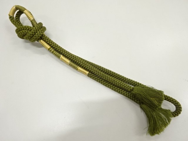 SALE!! JAPANESE KIMONO / HAND-TIED OBIJIME