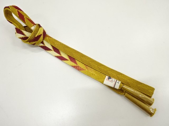 SALE!! JAPANESE KIMONO / UNUSED HAND-TIED OBIJIME