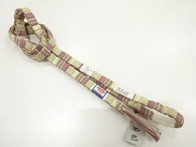 SALE!! JAPANESE KIMONO / UNUSED HAND-TIED OBIJIME