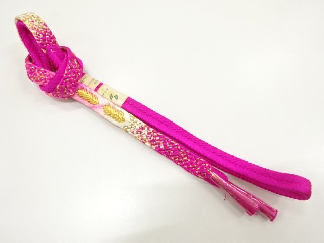 SALE!! JAPANESE KIMONO / UNUSED HAND-TIED OBIJIME