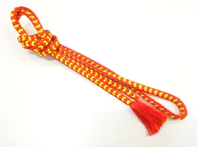 SALE!! JAPANESE KIMONO / UNUSED HAND-TIED OBIJIME
