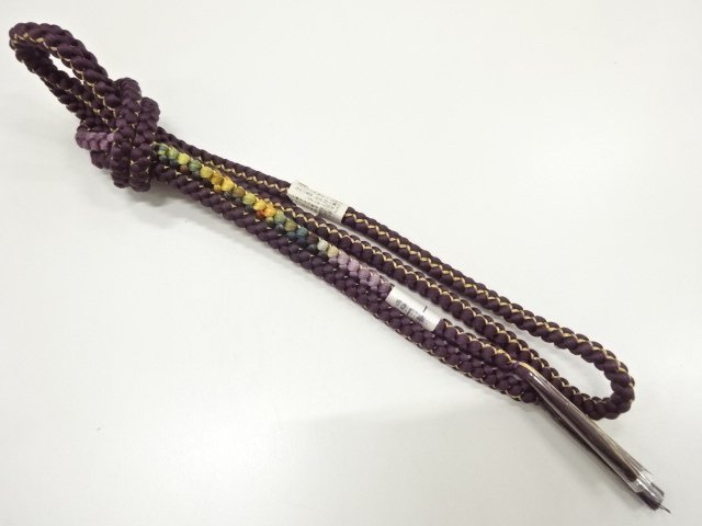 SALE!! JAPANESE KIMONO / UNUSED HAND-TIED OBIJIME