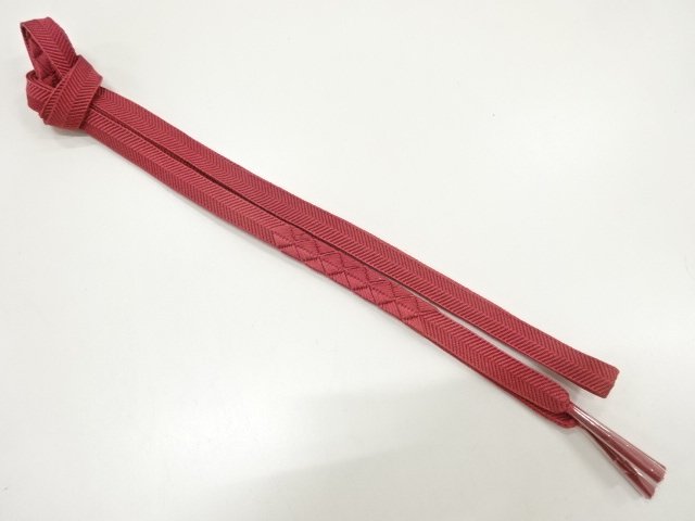 SALE!! JAPANESE KIMONO / UNUSED HAND-TIED OBIJIME (LONG)