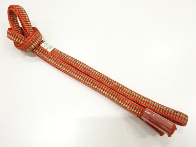 SALE!! JAPANESE KIMONO / UNUSED TWISTED TASSEL HAND-TIED OBIJIME