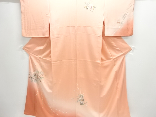 SALE!! JAPANESE KIMONO / HOMONGI / BRANCH FLOWER