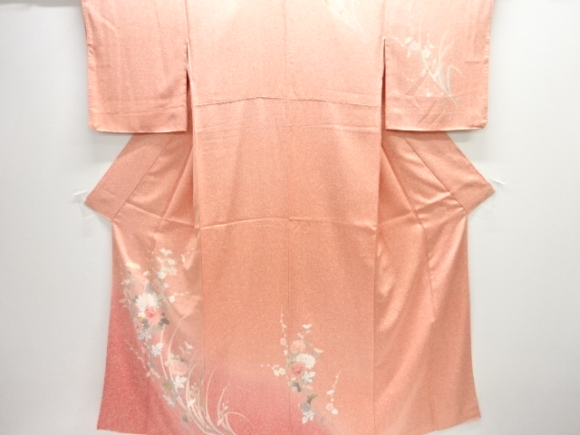 SALE!! JAPANESE KIMONO / HOMONGI / YUZEN / KIKU & UME