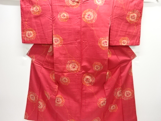 SALE!! JAPANESE KIMONO / ANTIQUE KIMONO / TAISHO ROMAN STYLE / SILK / WOVEN ABSTRACT PATTERN