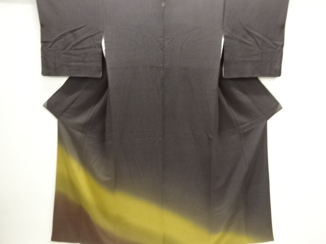 SALE!! JAPANESE KIMONO / HOMONGI / SILK / BOKASHI PATTERN / SINGLE CREST