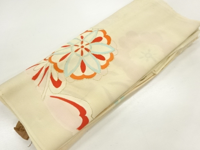 SALE!! JAPANESE KIMONO / ANTIQUE BROCADE KIMONO FOR SUMMER FLORAL PATTERN KIM