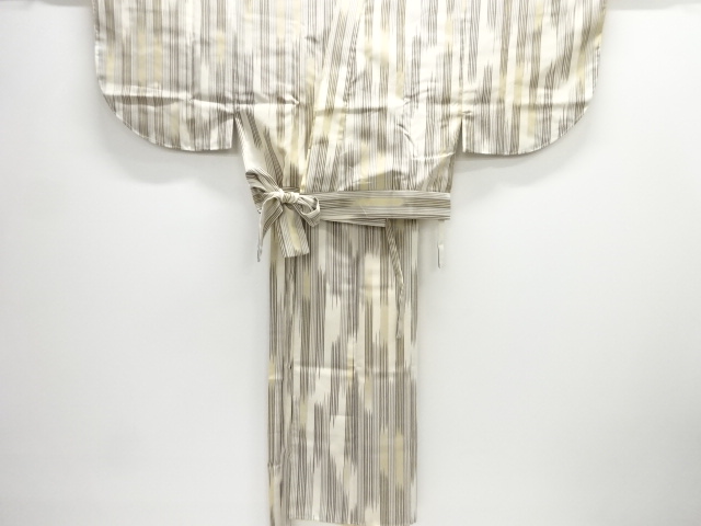 SALE!! JAPANESE KIMONO / UNUSED KOMON / 2 PIECE / STRIPE 