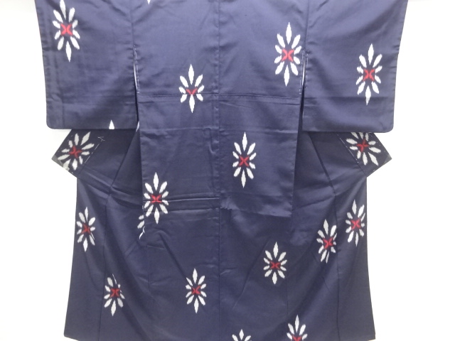 SALE!! JAPANESE KIMONO / ANTIQUE TAISHO ROMANTIC FLORAL PATTERN WOVEN OMé KIM