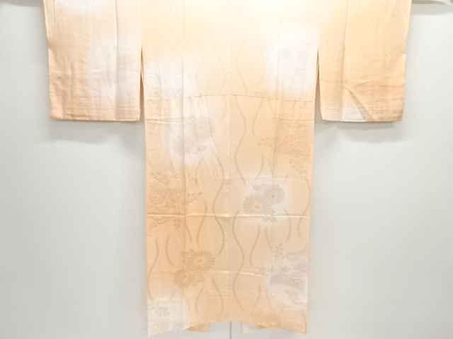 SALE!! JAPANESE KIMONO / HITOE JUBAN / BOKASHI / WOVEN FLOWER 