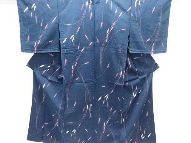 SALE!! JAPANESE KIMONO / ANTIQUE TAISHO ROMANTIC STYLE: HITOE KIMONO / WOVEN 