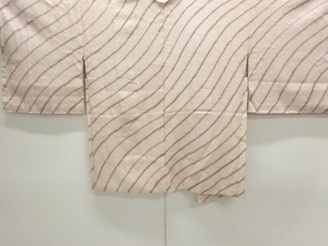 SALE!! JAPANESE KIMONO / DIAGONAL STRIPE PATTERN HAORI
