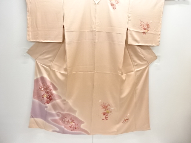 SALE!! JAPANESE KIMONO / UNUSED HOMONGI / KIKU & BUSH CLOVER