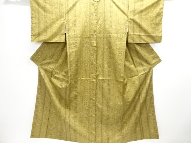 SALE!! JAPANESE KIMONO / OSHIMA TSUMUGI / FLOWER & BIRD 