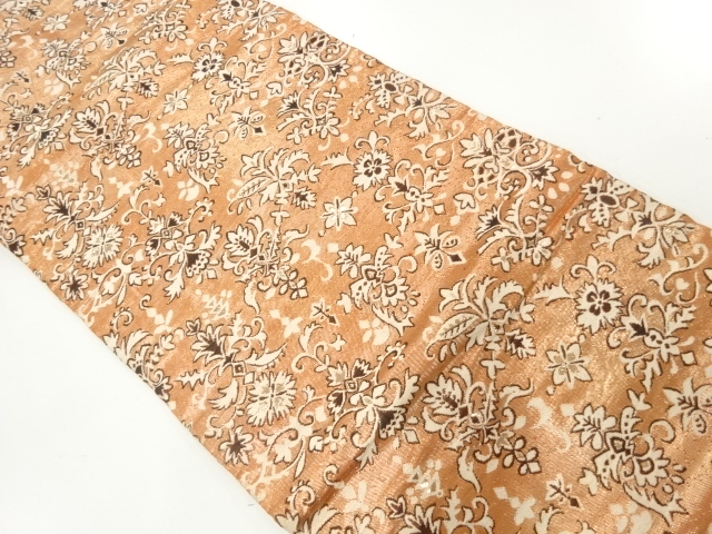 SALE!! JAPANESEKIMONO / ANTIQUE HANA-SARU KIMONO FOR SUMMER PATTERNED WOVEN N