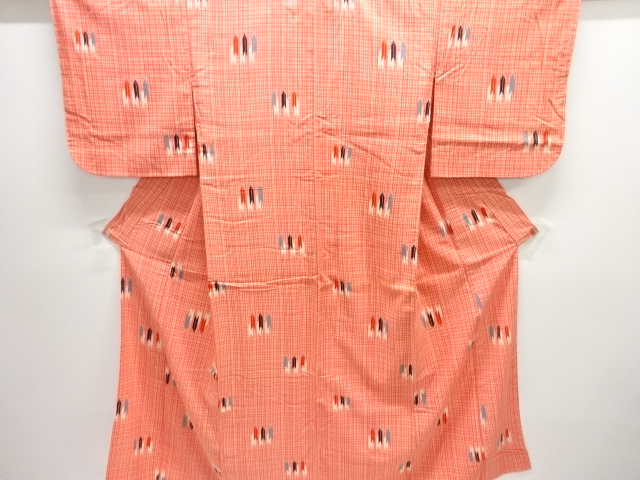 SALE!! JAPANESE KIMONO / ANTIQUE TAISHO ROMANTIC: KIMONO / SMALL CHECK PATTER
