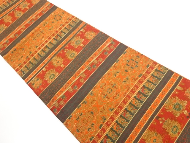 SALE!! JAPANESE KIMONO / FUKURO OBI / WOVEN CLASSICAL PATTERN 