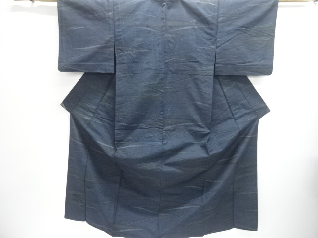SALE!! JAPANESE KIMONO / HITOE TOKAMACHI TSUMGI / WOVEN ABSTRACT PATTERN 