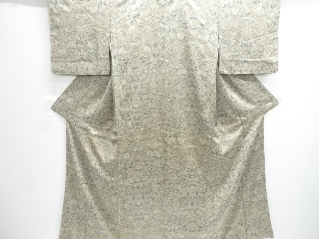 SALE!! JAPANESE KIMONO / KOMON / ARABESQUE FLOWER 