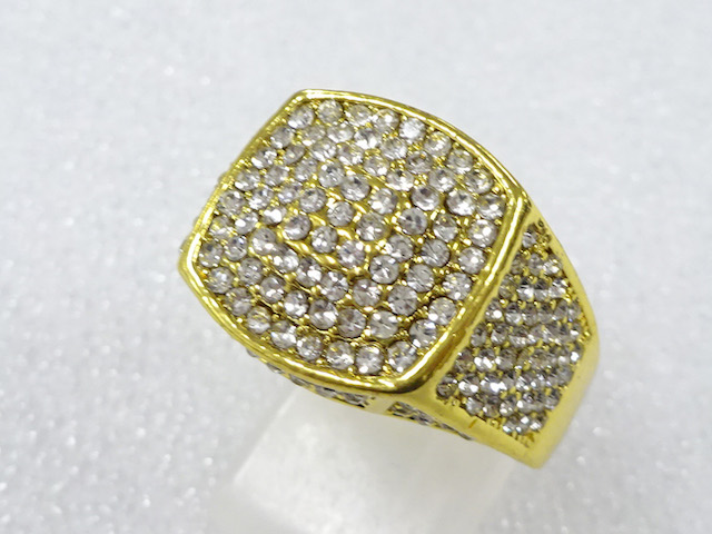 SALE!! CRYSTAL FASHION RING / JP SIZE 24