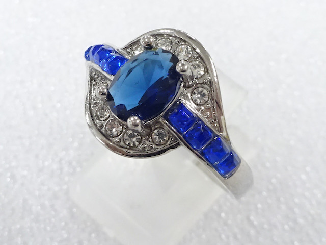 SALE!! COLORED STONE FASHION RING / JP SIZE 23