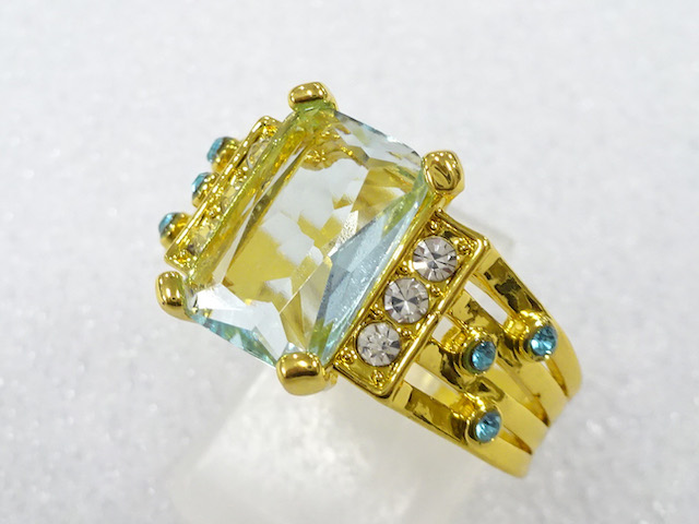 SALE!! COLORED STONE FASHION RING / JP SIZE 23